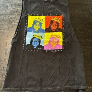 Biggie Smalls Black Graphic Tank Top